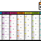 Calendrier bancaire publicitaire souple Prisme 1. Existe en formats : 42x59,4 cm, 42x29,7 cm, 29,7x21 cm. Repiquage 1 couleur ou quadrichromie.