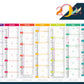 Calendrier bancaire publicitaire souple Harmonie 1. Existe en formats : 42x59,4 cm, 42x29,7 cm, 29,7x21 cm. Repiquage 1 couleur ou quadrichromie