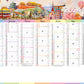 Calendrier bancaire publicitaire souple Voyage. Existe en formats : 42x59,4 cm, 42x29,7 cm, 29,7x21 cm. Repiquage 1 couleur ou quadrichromie.