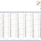 Calendrier bancaire publicitaire souple Harmonie 1. Existe en formats : 42x59,4 cm, 42x29,7 cm, 29,7x21 cm. Repiquage 1 couleur ou quadrichromie.