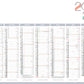 Calendrier bancaire publicitaire souple Harmonie 1. Existe en formats : 42x59,4 cm, 42x29,7 cm, 29,7x21 cm. Repiquage 1 couleur ou quadrichromie.